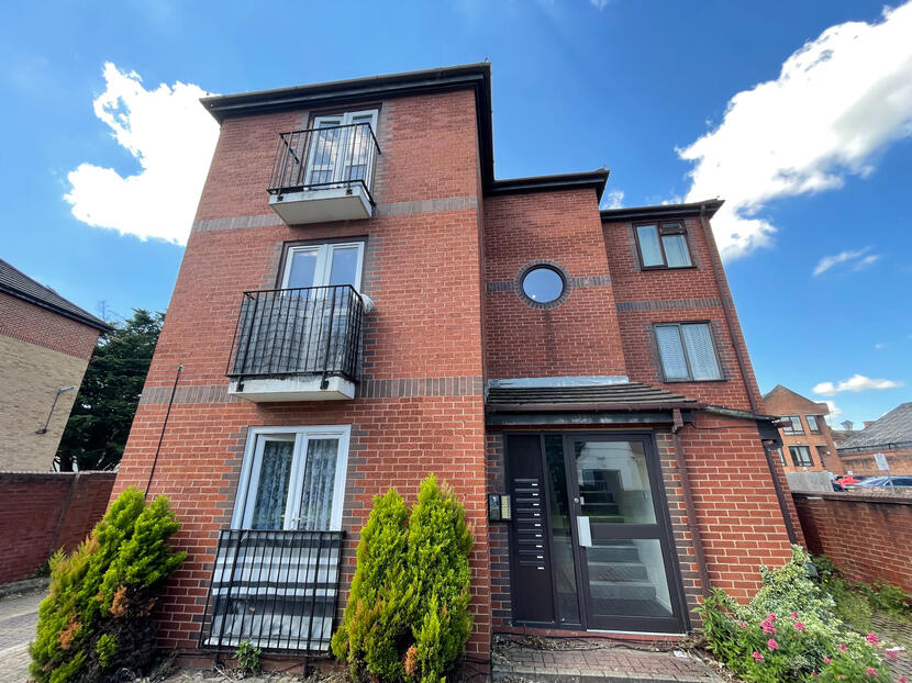 Front of building close up